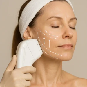 Woman having HI-FU to reduce wrinkles call LA LIPO Ramsey Now!