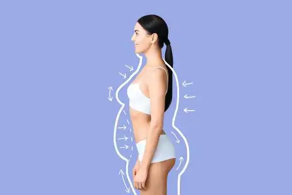 image of woman experiencing fat reduction treatment Ramsey