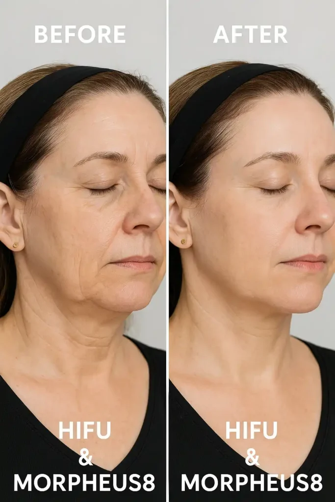 HIFU & Morpheus8 treatment results Ramsey - book in today!